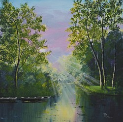 Kleines Fließ, 50x40 cm, Bild-Nr. 131